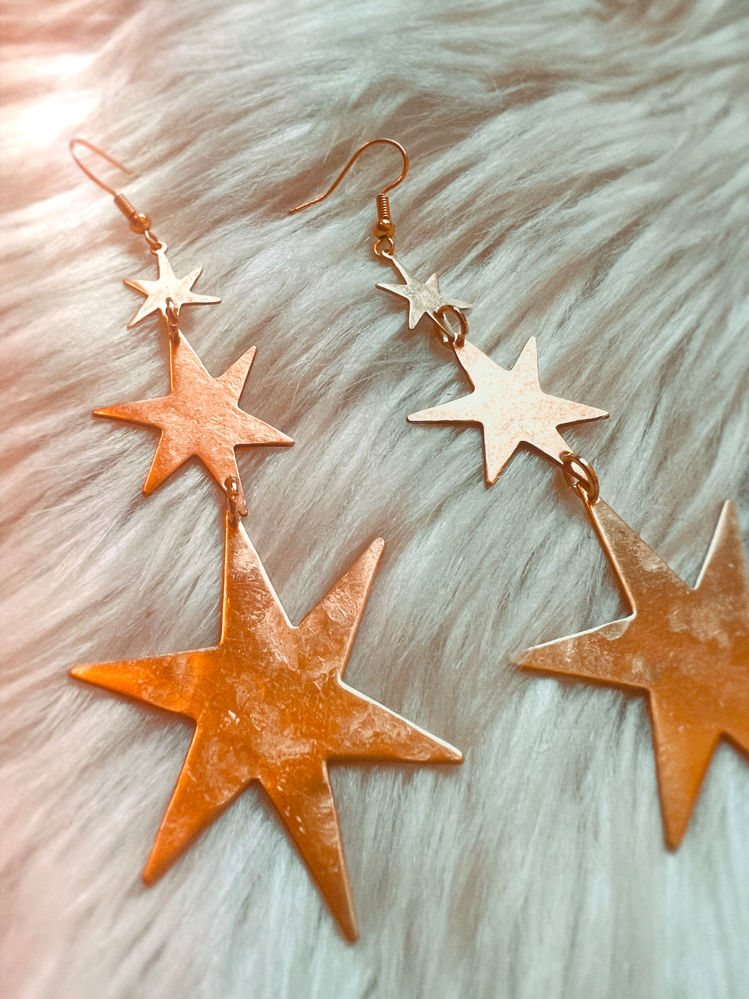 STARFADE brass star earrings