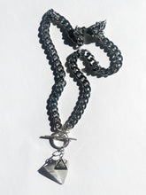 Load image into Gallery viewer, HEAVY METAL quartz pendulum necklace