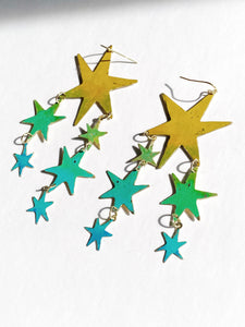 DREAMGAZE hand painted star earrings