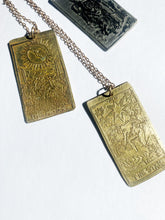 Load image into Gallery viewer, AMULETS + TALISMANS pentacles suit tarot necklace