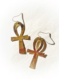 AMULETS + TALISMANS ankh earrings