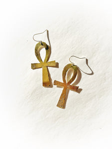 AMULETS + TALISMANS ankh earrings