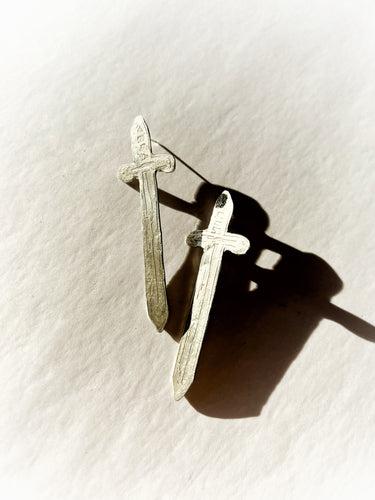 AMULETS + TALISMANS sword earrings