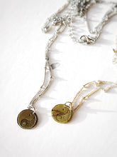 Load image into Gallery viewer, AMULETS + TALISMANS delicate yin yang necklace