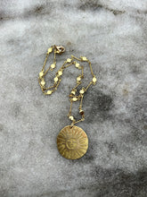 Load image into Gallery viewer, AMULETS + TALISMANS sun necklace