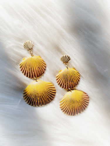 DREAMGAZE shell cascade earrings