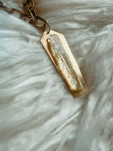 IMMORTAL crystal coffin necklace